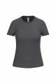 Dames T-shirt iDeal Basic Brand 190 dark Grey